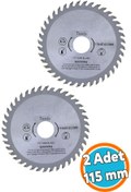 Resim NZB Daire Testere Ahşap Kesme Sunta Testeresi 115 mm 40 Diş (2 Adet) 