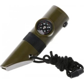 Resim Çok Fonksiyonlu Askeridüdük Pusula Termometre ile LED Işık 