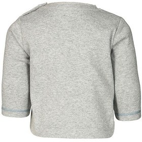 Resim Organicera Organik Uzun Kollu Tshirt,Grey Melange ((435405941) Gri 