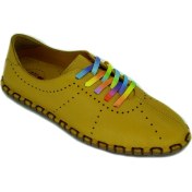 Resim Trendy Shose 100100143 Deri Rahat Kadın Ayakkabı Hardal 