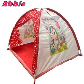 Resim Abbie Doğum Günü Arkadaşlarım Çocuk Oyun Çadırı Kırmızı 