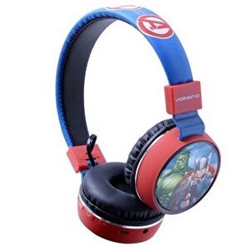 Resim Volkano Disney Marvel Avengers Yenilmezler Lisanslı Çocuk Bluetooth Kulak Üstü Kulaklık 