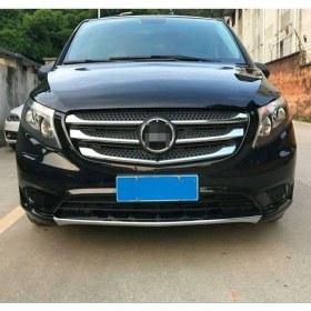 Resim Drs Tuning Mercedes Vito W447 2014 Sonrası Ön Tampon Alt Koruma Krom 
