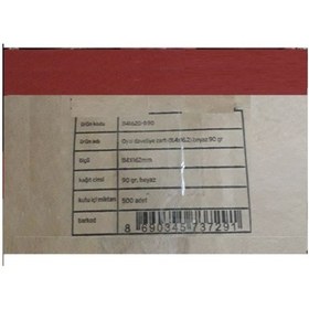 Resim Oyal Davetiye Zarfı 11x16 Beyaz 90 Gr 500 Lü 