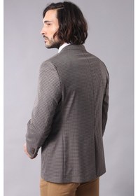 Resim 4 Drop Damalı Erkek Kahverengi Ceket-wessi Kahverengi 