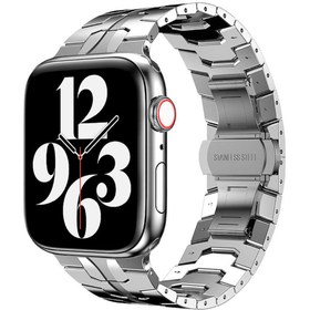 Resim ​​​Watch 42mm Uyumlu KRD-63 Metal Zore Kordon-Gümüş 