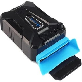 Resim Wozlo Notebook Soğutucu Vakumlu Fan Ayarlı Laptop Soğutucu 