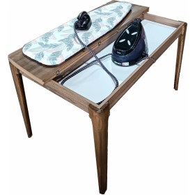 Resim Ütü Masasına Dönüşen Yemek Masası 