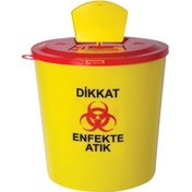 Resim Tıbbi Atık Kutusu Atık Kovası 10 x 10 L 