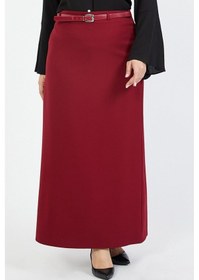 Resim Apsen Kemerli Büyük Beden Etek 1580/100 Bt 001 