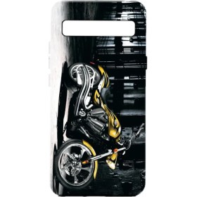 Resim Ceppare Tcl 10 Plus Kılıf Desen Baskılı Silikon Kapak Motorcycle STK:297 