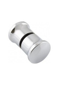 Resim 10 Mm Bir Çift Cam Kabin Kolu Krom Duşakabin Kolu Abs Üzeri Krom Kaplama Gümüş 