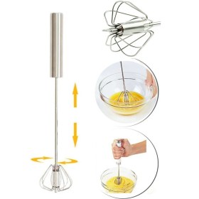 Resim Yayke Bas-Çek Mikser Karıştırıcı Çelik Basmalı Otomatik Çırpıcı Çırpma 