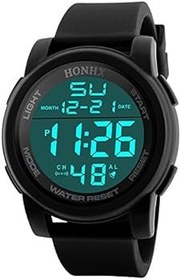 Resim Generisch Erkek saati lüks kol saati dijital askeri duy erkekler için su geçirmez çocuk kol saati erkek radyo frekanslı saat 