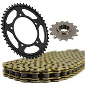 Resim Kawasaki Ninja 250r Zincir Dişli Seti Oringli (520 SFR Gold Zinci 