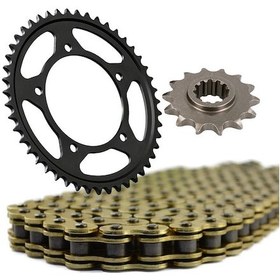 Resim Kawasaki Ninja 250r Zincir Dişli Seti Oringli (520 SFR Gold Zinci 