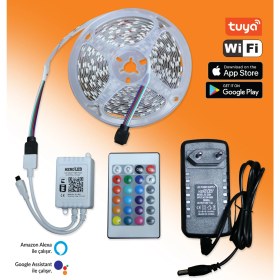 Resim Hero Led Smart - Akıllı Wifi Kumandalı Iç Mekan 5 mt Rgb Set 
