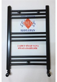 Resim 600x700 Siyah Havlupan + 2 Adet Siyah Vanalı - 9 Borulu 