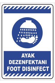 Resim vizyon trafik AYAK DEZENFEKTANI 35x50 cm Dekota 3 mm 