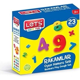 Resim Oyun Hamuru Rakamlar Seti 23 Parça (L9102) 