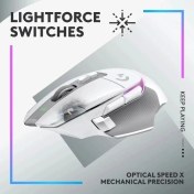 Resim Logitech G502 x Plus Kablosuz Rgb Oyun Mouse Beyaz Wireless Rgb 