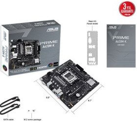 Resim PRIME A620M-K, 2xDDR5, 1x M.2, D-SUB, HDMI, AMD Ryzen 7000 Serisi, AM5 Soket Anakart Asus