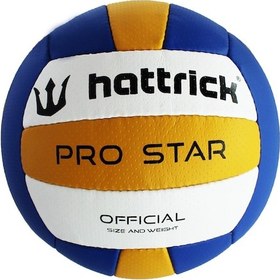 Resim Hattrick Pro Star Voleybol Topu Mavi Sarı Mavi - Sarı 