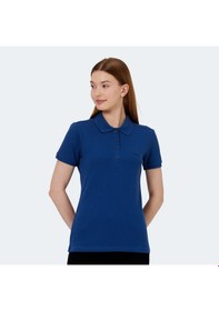Resim Slazenger VERA I Kadın Polo Yaka Saks Mavi Tişört 