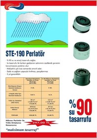 Resim Perlatör %90 Su Tasarruflu 2 Lt Sprey Akışlı 