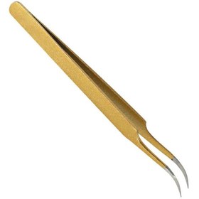 Resim Titi 6012 Paslanmaz Çelik Eğri Uçlu Cımbız 125 mm 