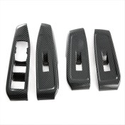 Resim Quee-Niei 1set Abs Rhd Pencere Cam Asansör Trim Anahtar Düğmesi Panel Çerçevesi Ford Ranger Everest Için Iç Dekoratif 2023 (Yurt Dışından) 