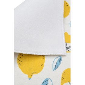 Resim Tekno Trust Silikon Baskılı Bulaşık Kurutma Matı 46 X 36 Cm Kurulama Bezi Örtüsü Limon 36 X 46 Cm Beyaz 