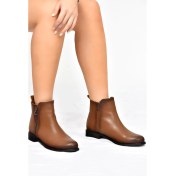 Resim Fox Shoes Taba Alçak Topuklu Günlük Kadın Bot L252671509 