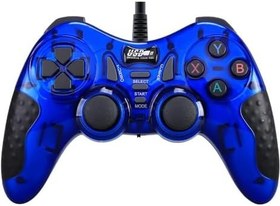 Resim MT40 Çift Analoglu Kol USB PC Bilgisayar PS3 Oyun Kolu Gamepad Joystick (Lacivert) 