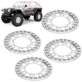 Resim Wezone 4 Adet 1.9 İnç Alüminyum Rc Tekerlek Kilitleme Çemberi, Cnc İşleme, Dayanıklı, Axial Scx10 90046 Ve Traxxas Trx4 1/10 Rc Araçları İçin 