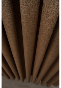 Resim Balıksırtı Dokulu Premium Jakar Fon Perde Salon Oturma Odası Yatak Odası Çocuk Odası Turuncu 