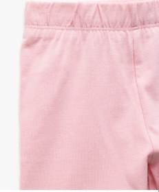 Resim Koton Pamuklu Beli Lastikli Basic Kısa Tayt Pembe 5skg40056ak Gül 