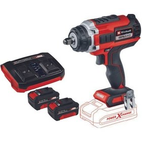 Resim Einhell İmpaxxo 18/400 Akülü Somun Sıkma 2 x 4.0 Twincharger Set 