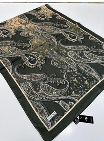 Resim Qashka Saten İpek Şal Etro Desen Lbt0115-41285 Çok Renkli 