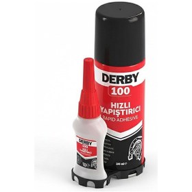 Resim Derby Hızlı Yapıştırıcı Seti 100 Ml 10 Adet Ahşap Ve Plastik Yüzeyler İçin Yüksek Yapıştırma Gücü Düşük Viskozite 100 Ml 