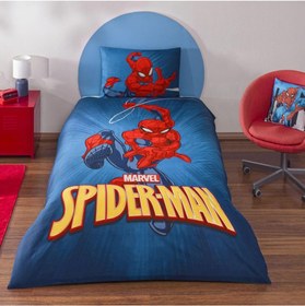 Resim Taç Spiderman Classical Tek Kişilik Lisanslı Nevresim Takımı 