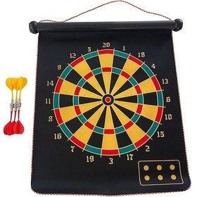 Resim Manyetik Dart Mıknatıslı Dart Oyunu Çift Taraflı+6 Ad Dart Oku 