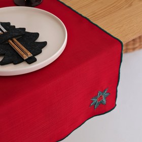 Resim Charm Leke Tutmaz Keten Runner 40x140 cm - 40x140 cm 