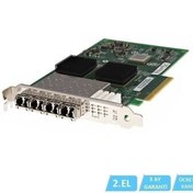 Resim 2.EL SERVER HBA QLOGIC QLE2564 QUAD PORT 8G FIBER CHANNEL PCI-E KART 