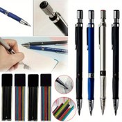 Resim Okul Sezonu için 2.0Mm Mekanik Kalem Seti, 2B Siyah/Renkli Kurşun Doldurma, Öğrenciler için Uygun Hediye Yazma Çizimleri, Sanat Çizimleri ve Otomatik Kalemler için Kullanılır 