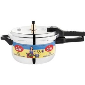 Resim Özay Alüminyum Düdüklü Tencere 12 L Termo Özay Gri 