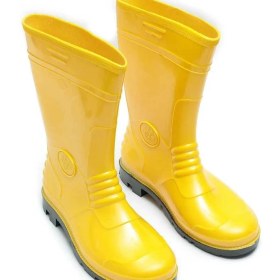 Resim Gezer PVC Uzun Çizme Sarı 42 Numara Güvenli Çalışma İçin Dayanıklı Malzeme 