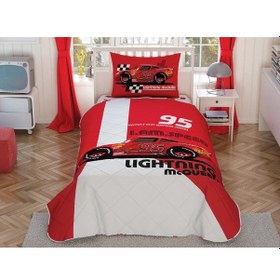 Resim Taç Yorgan Seti Cars Speed Tek Kişilik 