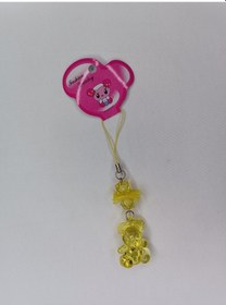 Resim Jelibon Ayıcık Telefon Askısı Çanta Cüzdan Süsü Sarı 004 Sarı 