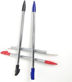 Resim Valley Of The Sun Paketi 4 3DSXL Ekstra Stylus Teleskop Metal Dokunmatik Kalemler Değiştirme, Eski 3DS XL LL 3DSLL Oyun Konsolu, Kırmızı/Beyaz/Siyah/Mavi Teleskopik Kalem Touchpen Dört ADET Set Aksesuarları 